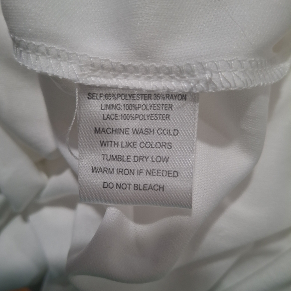 Indigo Rose Women  White Midi Dress with Tie Front and Relaxed Fit - Picture 9 of 9